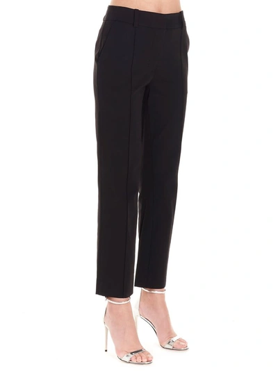 Shop Diane Von Furstenberg Women's Black Cotton Pants