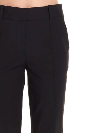 Shop Diane Von Furstenberg Women's Black Cotton Pants