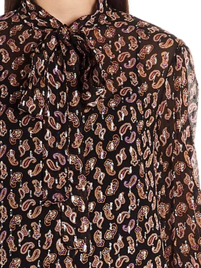 Shop Diane Von Furstenberg Women's Multicolor Silk Blouse