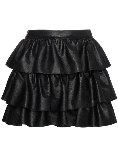 Shop Stella Mccartney Women's Black Viscose Skirt