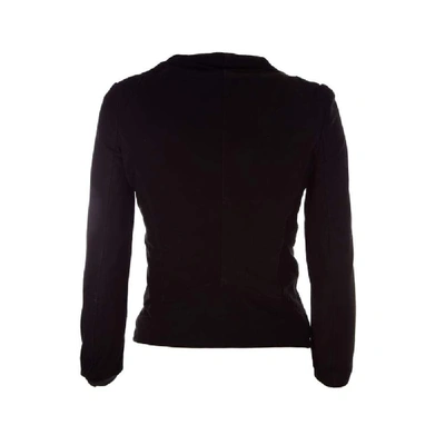 Shop Dacute Women's Black Leather Outerwear Jacket
