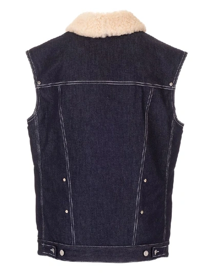 Shop Chloé Women's Blue Cotton Vest