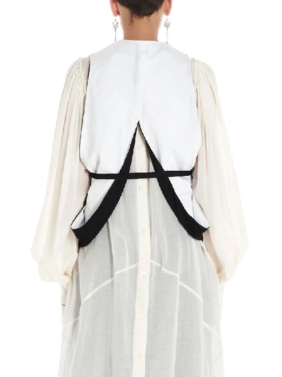 Shop Ann Demeulemeester Women's White Viscose Vest