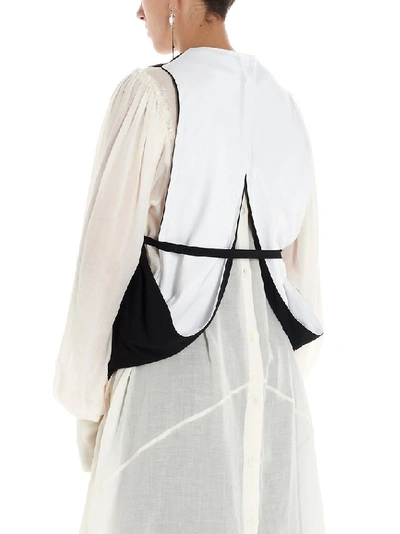 Shop Ann Demeulemeester Women's White Viscose Vest