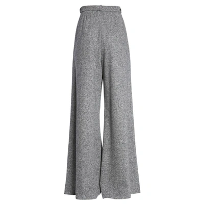 Shop Lanvin Women's Grey Wool Pants