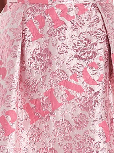 Shop Moschino Women's Pink Silk Dress