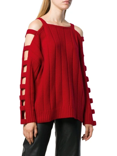 Shop Mcq By Alexander Mcqueen Women's Red Wool Jumper