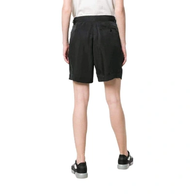 Shop Neil Barrett Women's Black Cotton Shorts