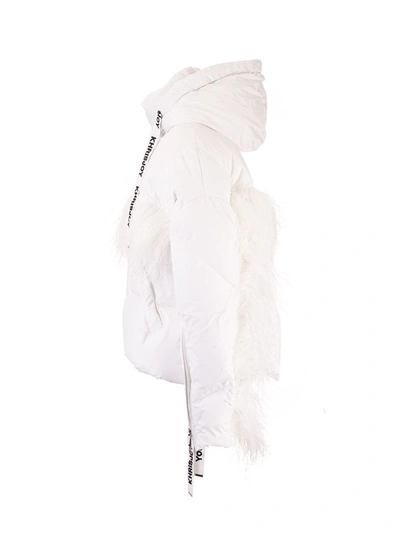 Shop Khrisjoy Women's White Polyester Down Jacket