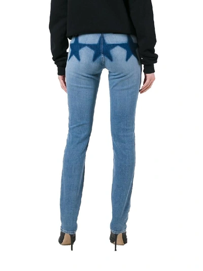 Shop Givenchy Women's Light Blue Cotton Jeans