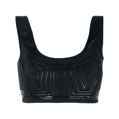 Shop Fendi Women's Black Polyamide Top