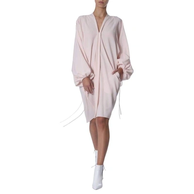 Shop Lanvin Women's Pink Wool Dress