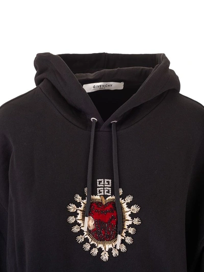 Shop Givenchy Women's Black Cotton Sweatshirt