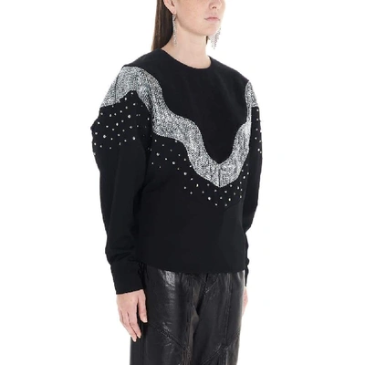 Shop Isabel Marant Women's Black Wool Sweater