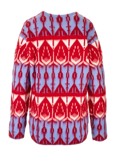 Shop Moncler Women's Multicolor Wool Sweater