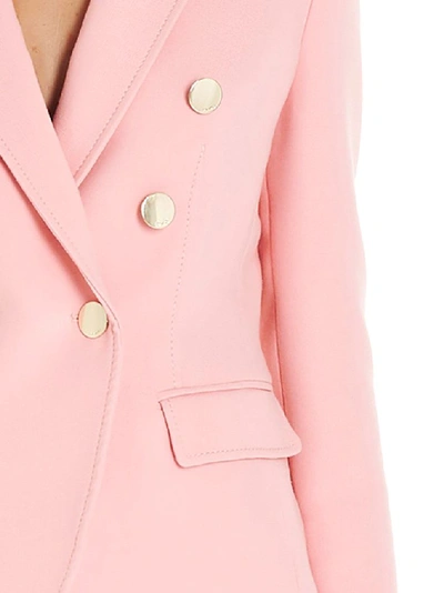 Shop Pinko Women's Pink Polyester Blazer