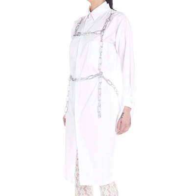Shop Comme Des Garçons Women's White Cotton Shirt