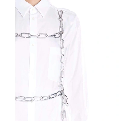 Shop Comme Des Garçons Women's White Cotton Shirt