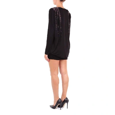 Shop Attico Women's Black Viscose Dress