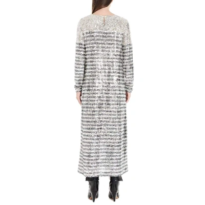 Shop In The Mood For Love Women's Silver Viscose Dress