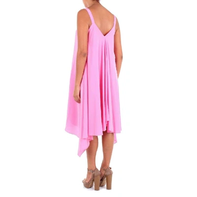 Shop Boutique Moschino Women's Pink Silk Dress