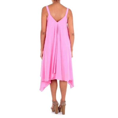 Shop Boutique Moschino Women's Pink Silk Dress