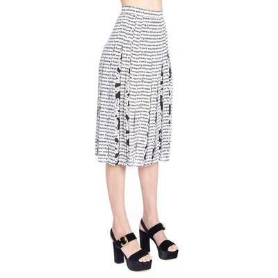 Shop Diane Von Furstenberg Women's White Silk Skirt