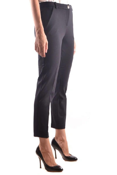 Shop Pinko Women's Black Viscose Pants