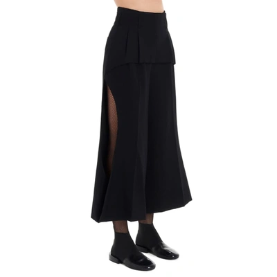 Shop Comme Des Garçons Women's Black Wool Pants