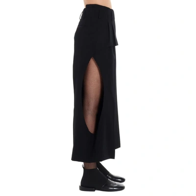 Shop Comme Des Garçons Women's Black Wool Pants