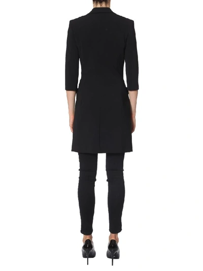 Shop Moschino Women's Black Polyester Coat