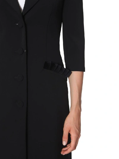 Shop Moschino Women's Black Polyester Coat