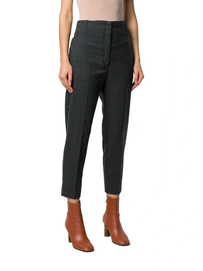 Shop Pinko Women's Grey Polyester Pants