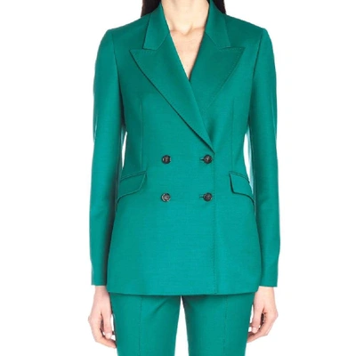 Shop Gabriela Hearst Women's Green Wool Blazer