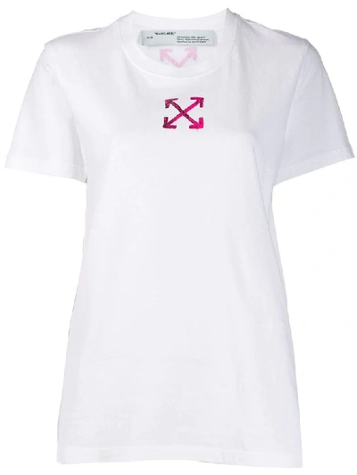 Shop Off-white Women's White Cotton T-shirt