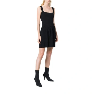 Shop Neil Barrett Women's Black Viscose Dress