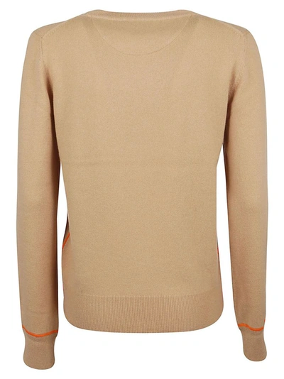 Shop Tory Burch Women's Beige Cashmere Sweater