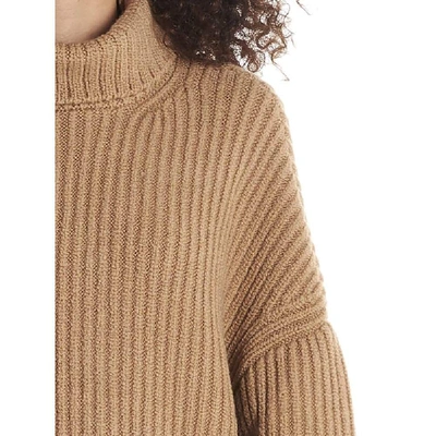 Shop Nanushka Women's Brown Wool Sweater