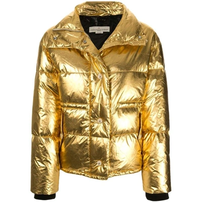 Shop Golden Goose Women's Gold Polyester Down Jacket