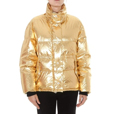 Shop Golden Goose Women's Gold Polyester Down Jacket