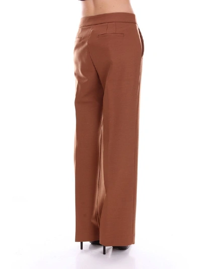 Shop Via Masini 80 Women's Brown Polyester Pants