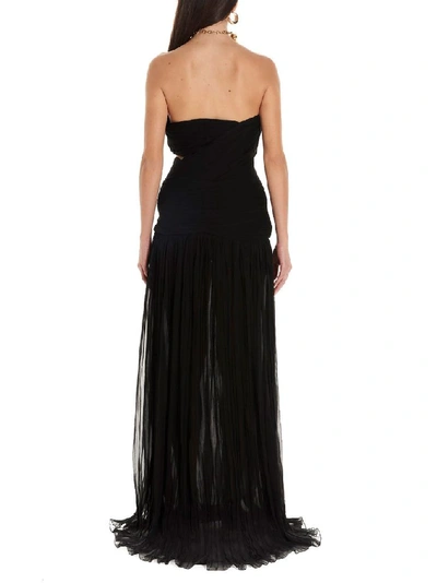 Shop Moschino Women's Black Silk Dress