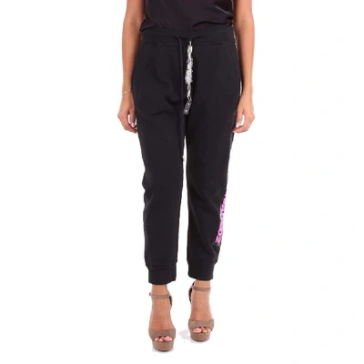 Shop Dsquared2 Women's Black Cotton Joggers