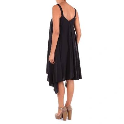 Shop Boutique Moschino Women's Black Silk Dress