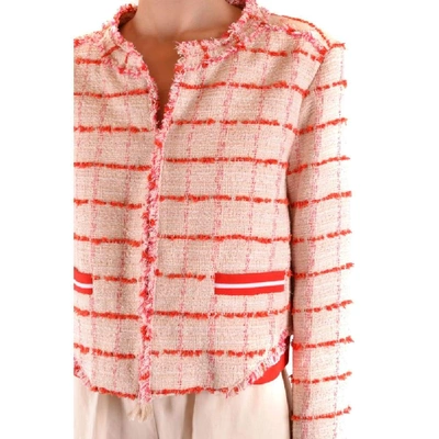 Shop Pinko Women's Red Polyester Jacket