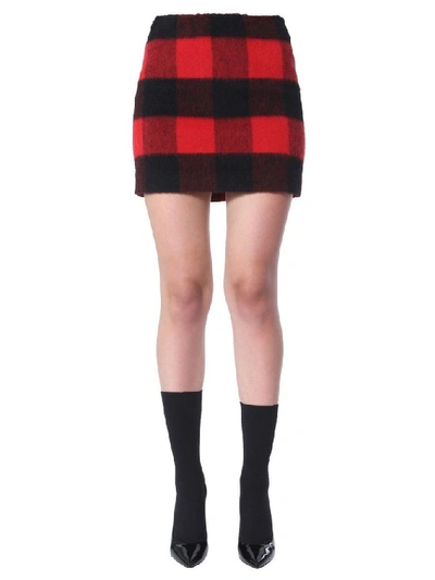 Shop Dsquared2 Women's Multicolor Wool Skirt