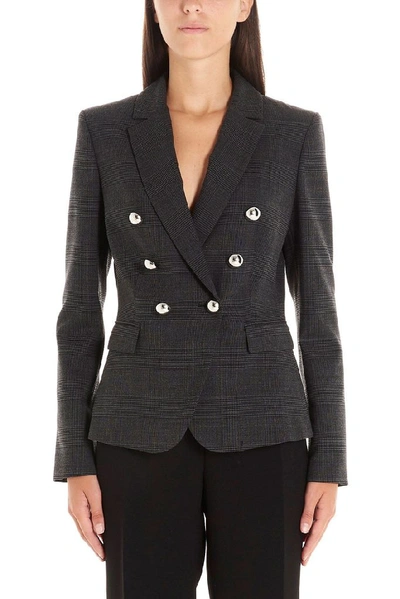 Shop Pinko Women's Grey Polyester Blazer