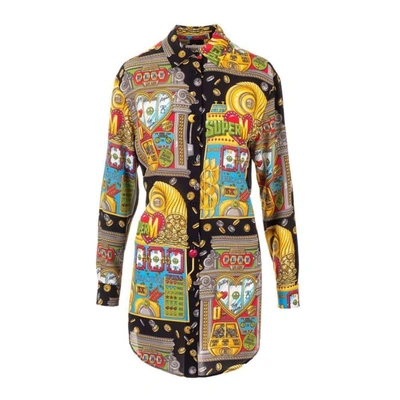 Shop Moschino Women's Multicolor Silk Shirt