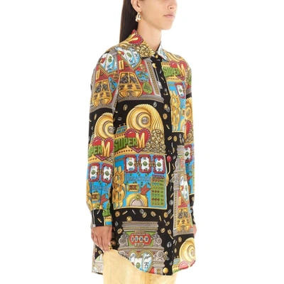 Shop Moschino Women's Multicolor Silk Shirt