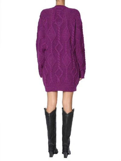 Shop Isabel Marant Women's Purple Wool Sweater